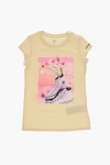 Converse All Star Chuck Taylor Crew-neck T-shirt With Print On The Fr