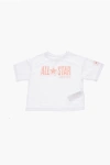 Converse All Star Chuck Taylor Crew-neck T-shirt With Printed Contras