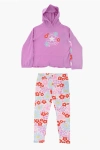 Converse All Star Chuck Taylor Floral-printed Sweatshirt And Leggings
