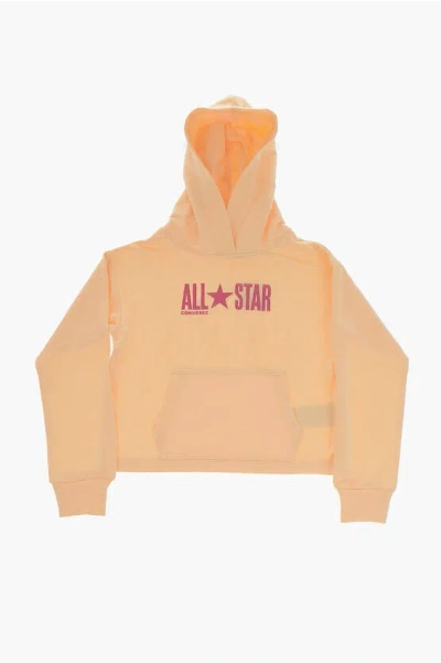 Converse All Star Chuck Taylor Lightweight Hoodie With Patch Pocket In Yellow