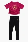 Converse All Star Chuck Taylor Logo Printed T-shirt And Leggings Set