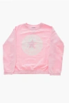 Converse All Star Chuck Taylor Maxi Logo Printed Crew-neck Sweatshirt