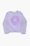 Converse All Star Chuck Taylor Maxi Logo Printed Crew-neck Sweatshirt