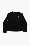 Converse All Star Chuck Taylor Ribbed Crew Neck T-shirt With Knotted
