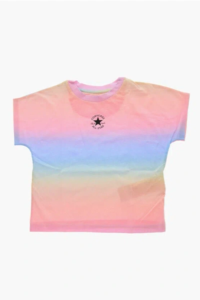 Converse All Star Chuck Taylor Shaded Effect Relaxed Boxy Fit Crew-ne In Multi