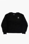 Converse All Star Chuck Taylor Sherpa Crew-neck Sweatshirt With Glitt
