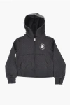 Converse All Star Chuck Taylor Solid Color Pointelle Sweatshirt With