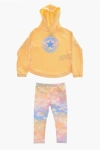 Converse All Star Chuck Taylor Tie Dye Effect Leggings And Sweatshirt