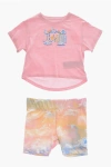 Converse All Star Chuck Taylor Tie Dye Effect Shorts And Embossed Log