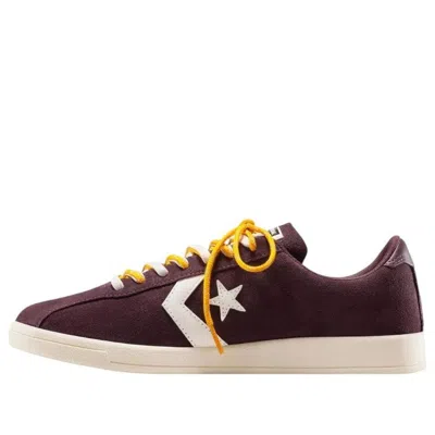 Converse All Star Classic Trainer Suede 'rugged Brown' In Burgundy