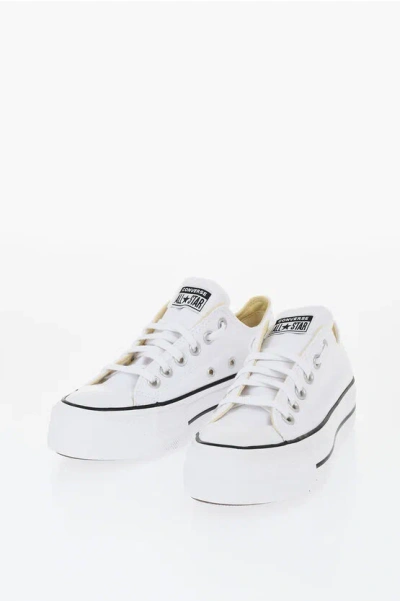 Converse All Star Fabric Ctas Lift Low-top Sneakers With Sole 3cm