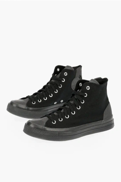 Converse All Star Fabric Sneakers In Black