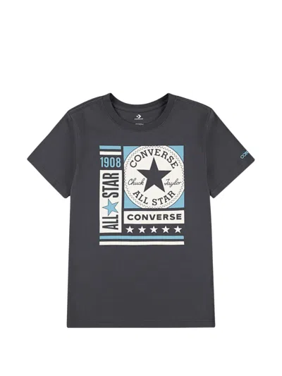 Converse Kids' All Star Logo-print T-shirt In Black