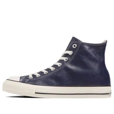 Converse All Star Olive Green Leather High Top 'navy'