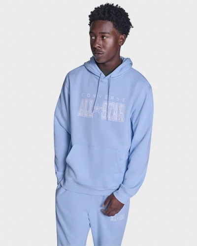 Converse All Star Pullover Hoodie In Blue
