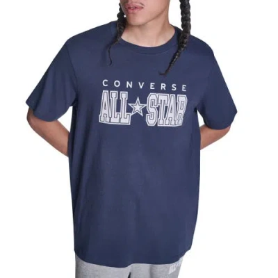 Converse All Star T-shirt In Blue
