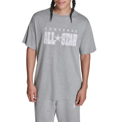 Converse All Star T-shirt In Gray