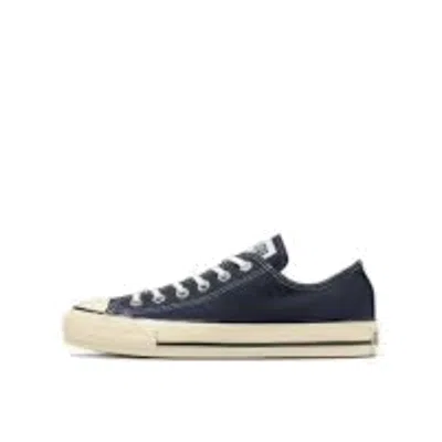 Converse All Star Us Aged Colors Ox 'black White' In Blue