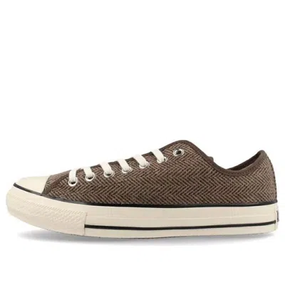 Converse All Star Us Tweed Ox In Brown