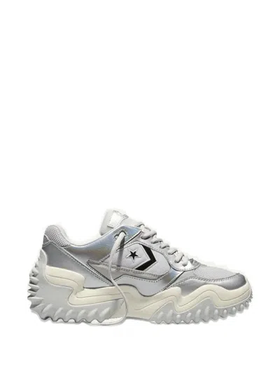 Converse All Star Wave Motion Sneakers In Silver