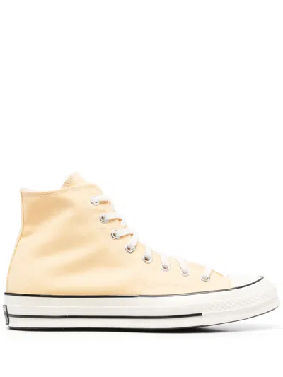 Converse Ankle-length Lace-up Sneakers In Yellow