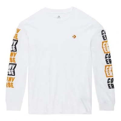 Converse Applique Logolong-sleeve Tee Men White