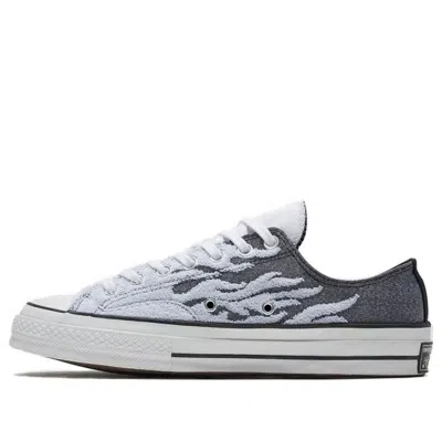 Converse Archive Flames Chuck 1970s Low Top 'black Grey' In Gray