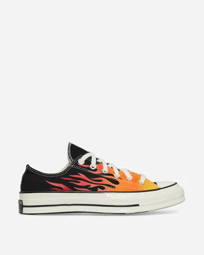 Converse Archive Print Chuck 70 Low Sneakers Black / Enamel Red In Multicolor