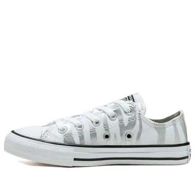 Converse Archive Zebra Chuck Taylor All Star 'silver White' In Gray