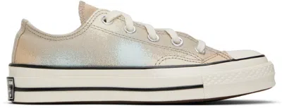 Converse Beige Chuck 70 Sneakers In Beach Stone/oat Milk