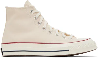 Converse Beige Chuck 70 Sneakers In Parchment