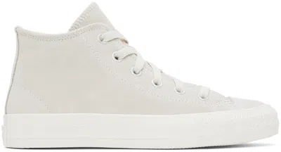 Converse Beige Cons Chuck Taylor All Star Pro Sneakers In Egret/egret/egret