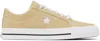 Converse One Star Pro Low-top Sneakers In Oat Milk/white/black