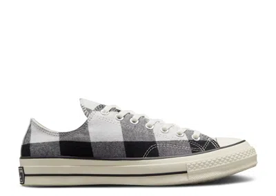 Converse Beyond Retro X  Chuck 70 Low 'upcycled Flannel' In Black