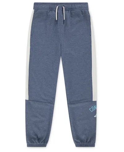 Converse Kids' Big Boys Heritage Blocked Relaxed Fit Jogger Pants In Blue