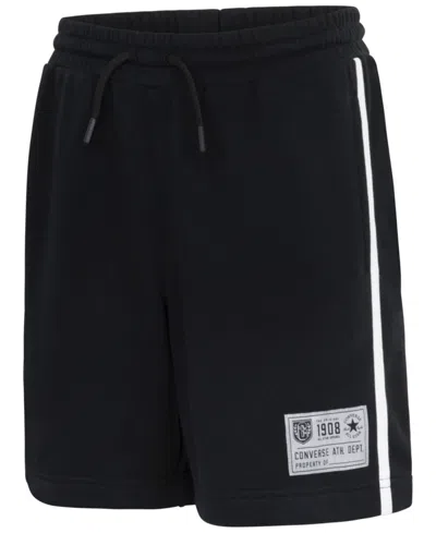 Converse Kids' Big Boys Retro Side Stripe Shorts In Black