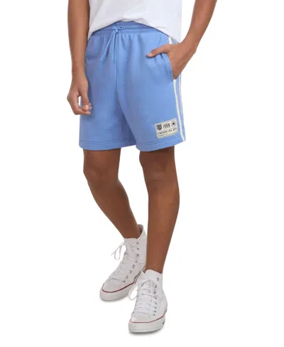 Converse Kids' Big Boys Retro Side Stripe Shorts In Open Sky