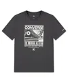 Converse Big Boys Static Background Sneaker T-shirt In Black