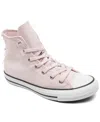 Converse Big Girls Chuck Taylor All Star Ruffles And Bows Casual Sneakers From Finish Line In Blush Hush
