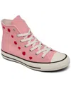 Converse Big Girls Chuck Taylor All Star Valentine's Day High Top Casual Sneakers From Finish Line In Light Jellyfish