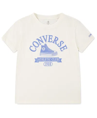Converse Kids' Big Girls Chuck Taylor T-shirt In Egret