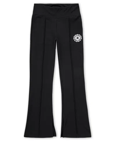 Converse Kids' Big Girls Flared Leggings Pants In Black