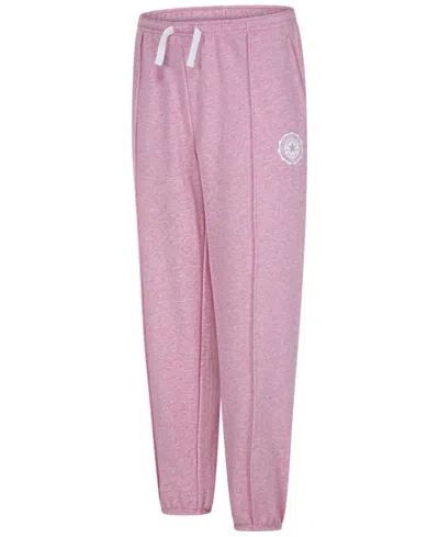 Converse Kids' Big Girls Varsity Relaxed Joggers In Light Jellyfish Jitter Heather