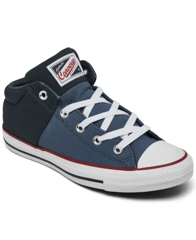 Converse Big Kids' Chuck Taylor All Star Axel Mid Casual Sneakers From Finish Line In Midnight Pass