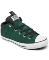Converse Big Kids Chuck Taylor All Star Axel Sporty Casual Sneakers From Finish Line In Green,black