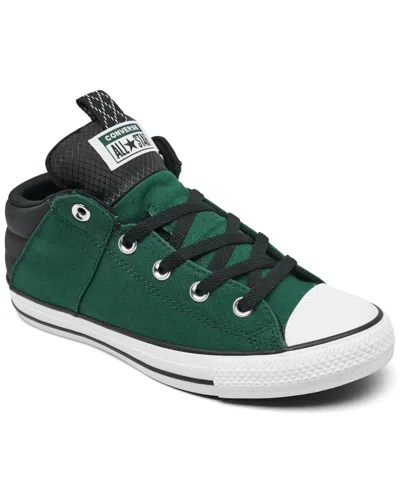 Converse Big Kids Chuck Taylor All Star Axel Sporty Casual Sneakers From Finish Line In Green,black