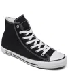 Converse Big Kids Chuck Taylor All Star Logo Play High Top Casual Sneakers From Finish Line In Vintage Black