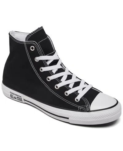 Converse Big Kids Chuck Taylor All Star Logo Play High Top Casual Sneakers From Finish Line In Vintage Black