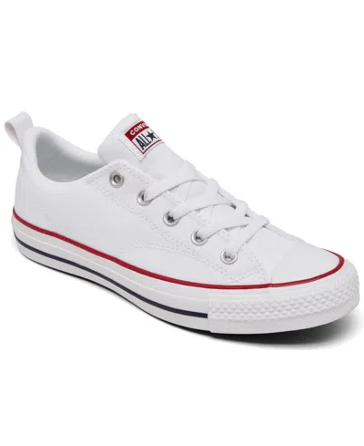 Converse Big Kids' Chuck Taylor All Star Malden Street Casual Sneakers From Finish Line In Optical White
