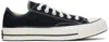 Converse Chuck 70 Vintage Canvas Sneakers In Black/black/egret